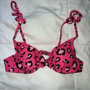 Xhilaration Pink Leopard Print Bra